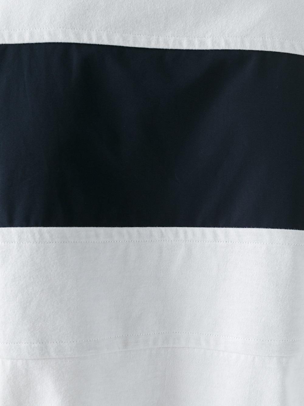 contrast panel T-shirt