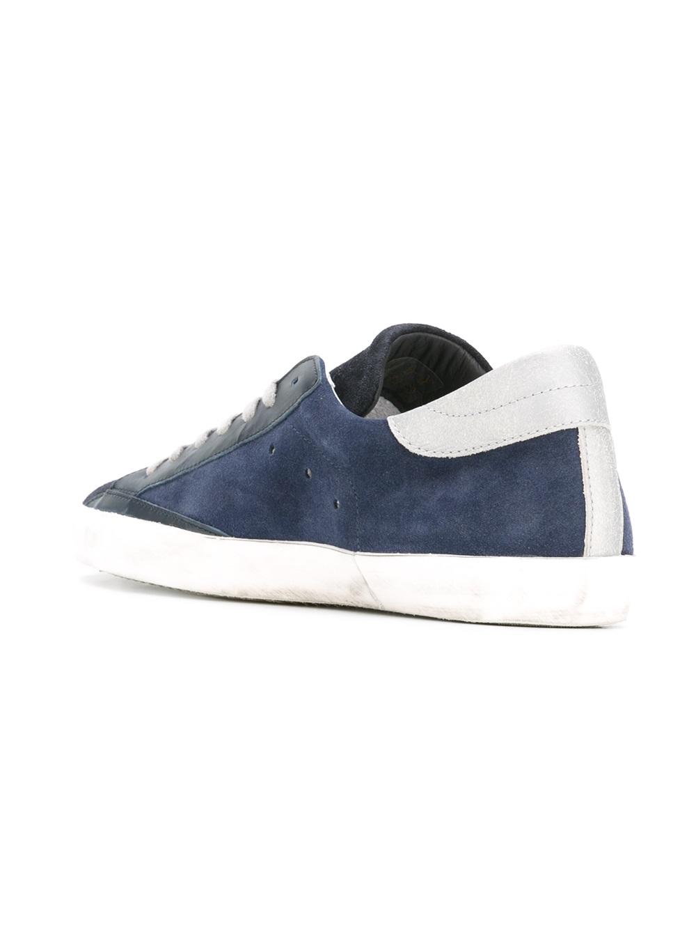 lateral patch sneakers