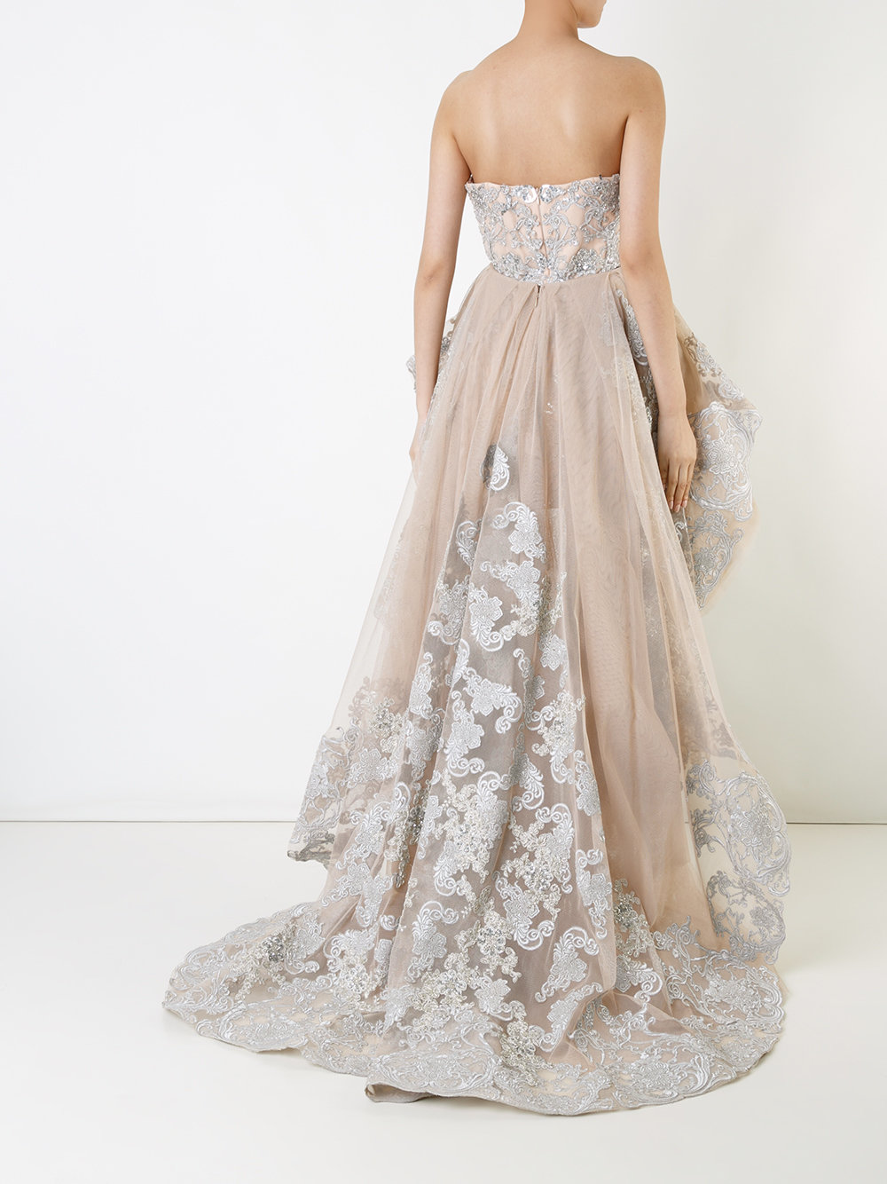 embellished peplum skirt 