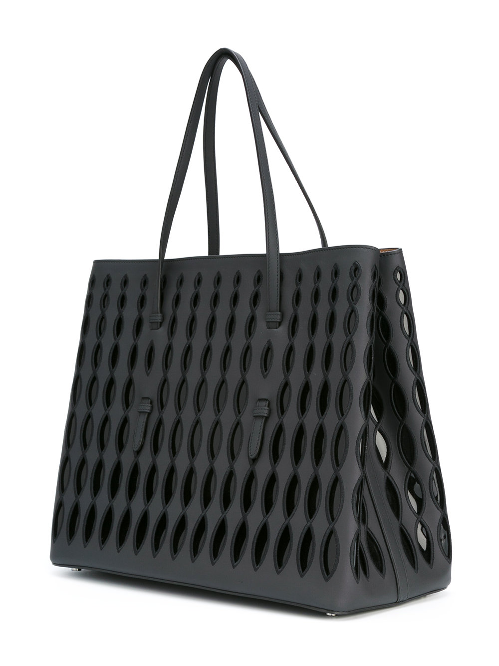 cut-out details tote