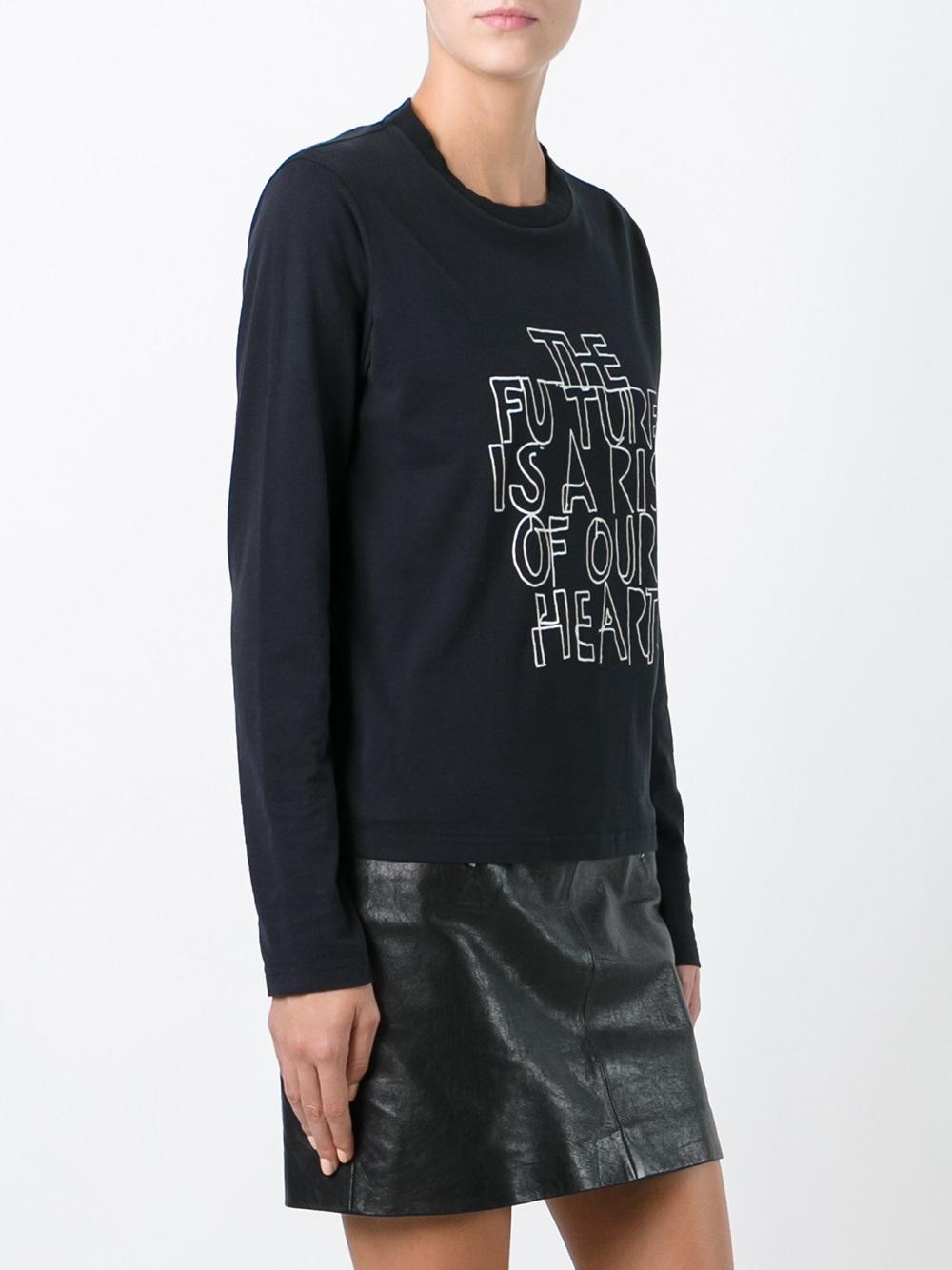 'Future Poetry' sweatshirt 