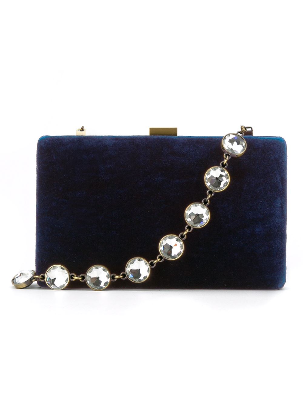 magnetic closure velvet clutch bag