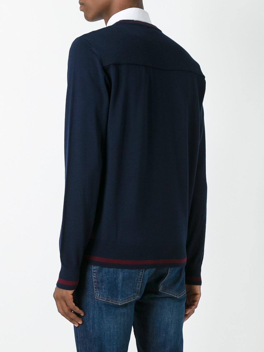 58/62 intarsia knit jumper