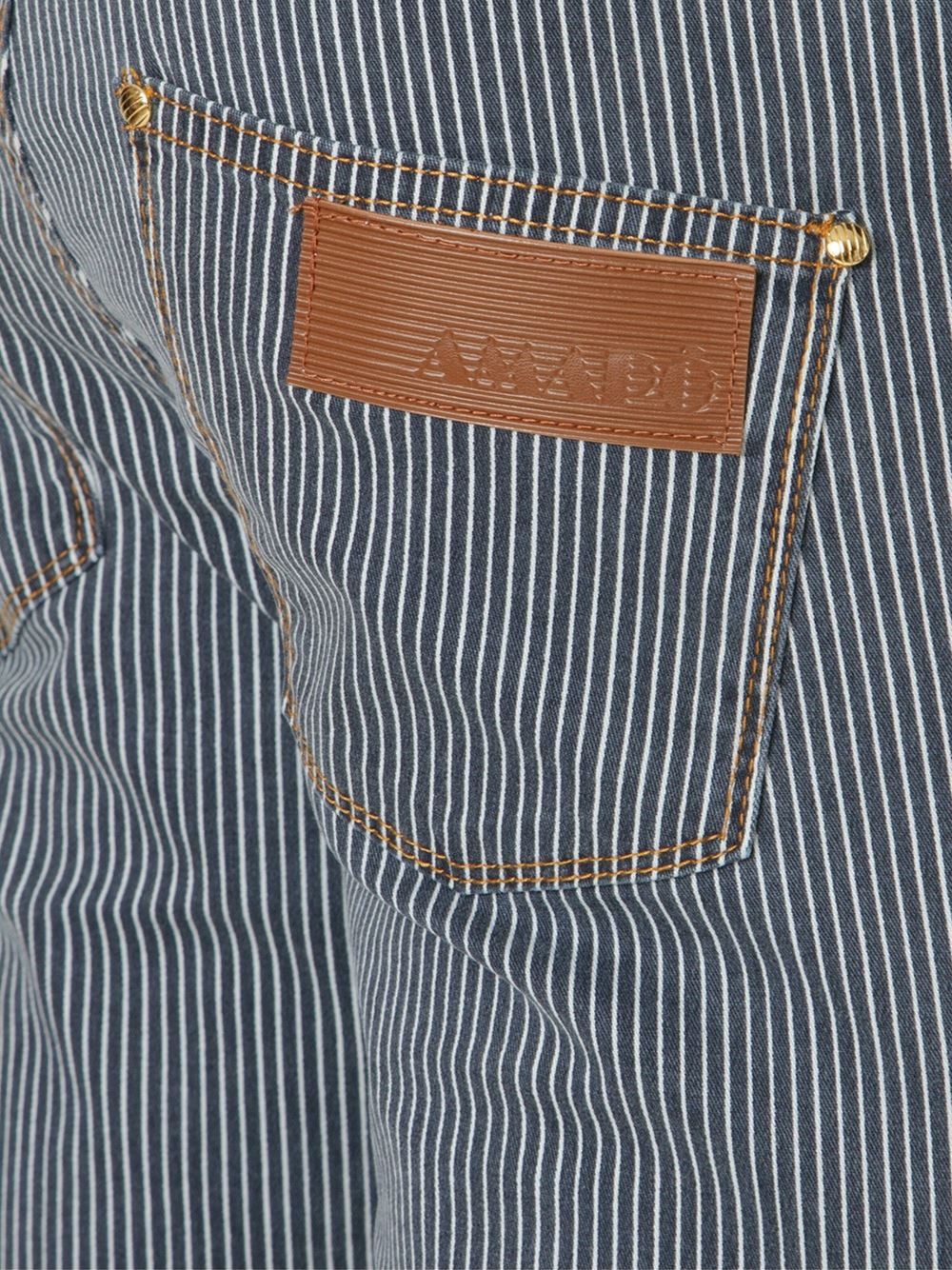 striped skinny trousers