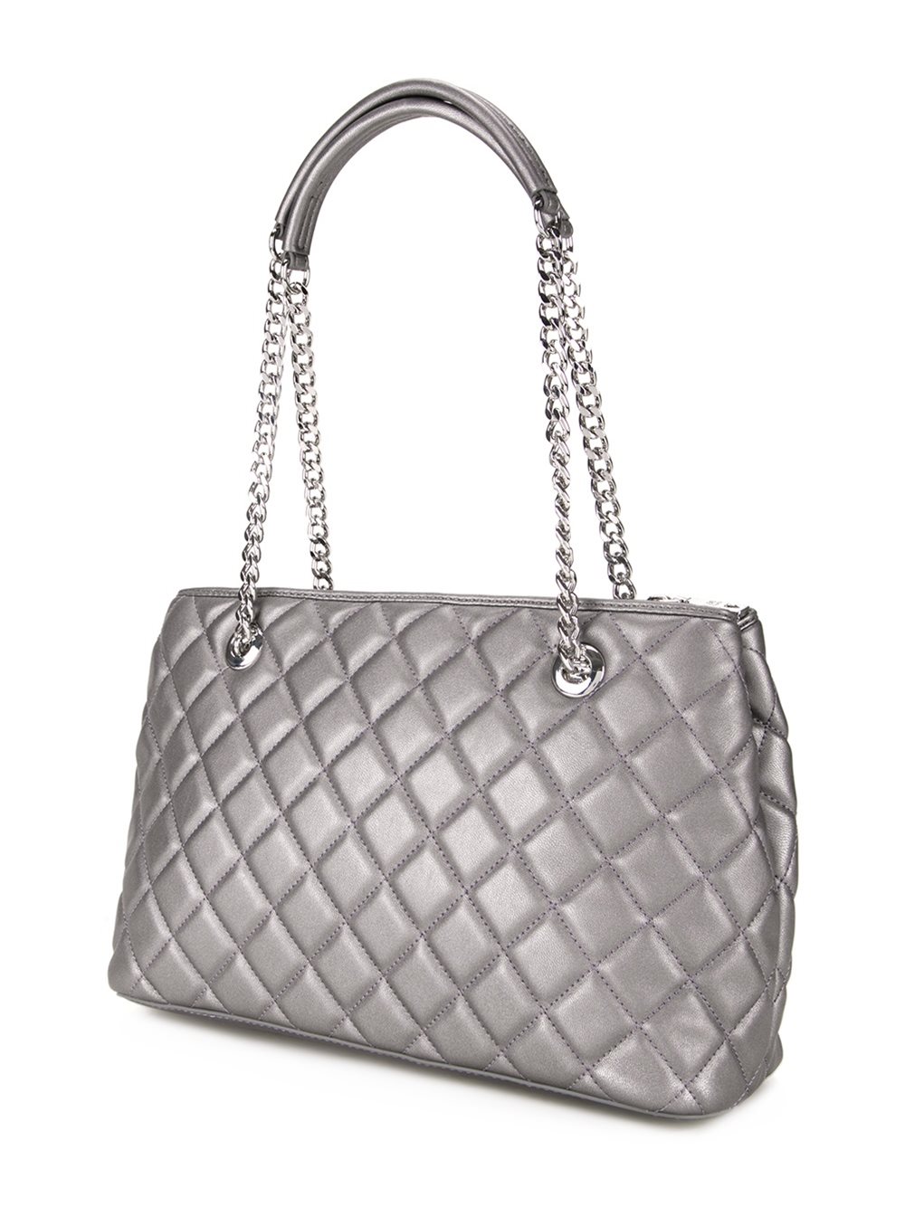 metallic medium shoulder bag