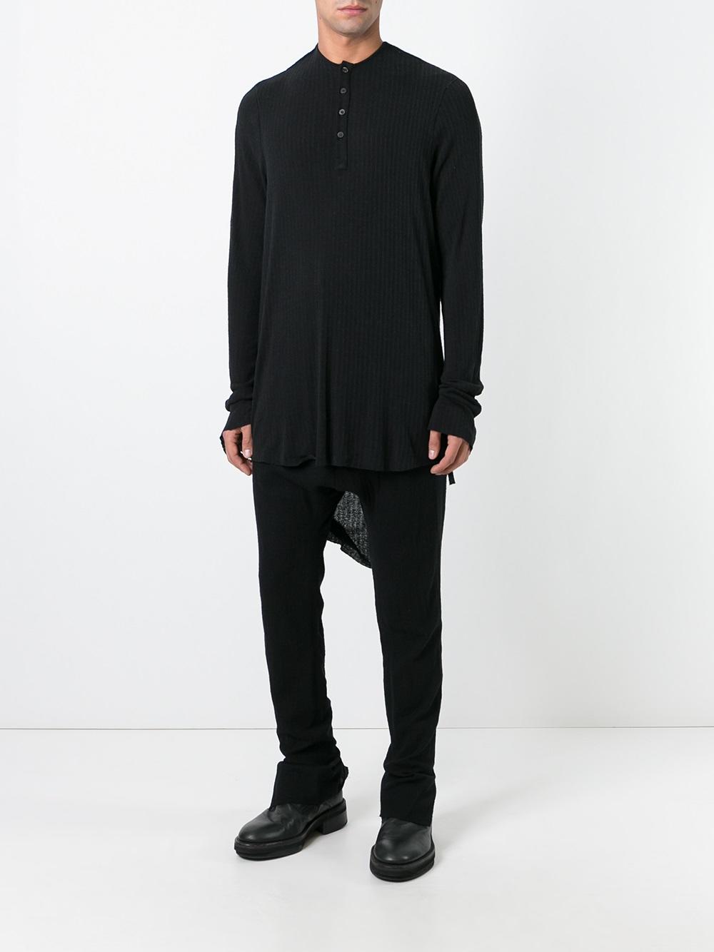 ribbed strap detail jersey