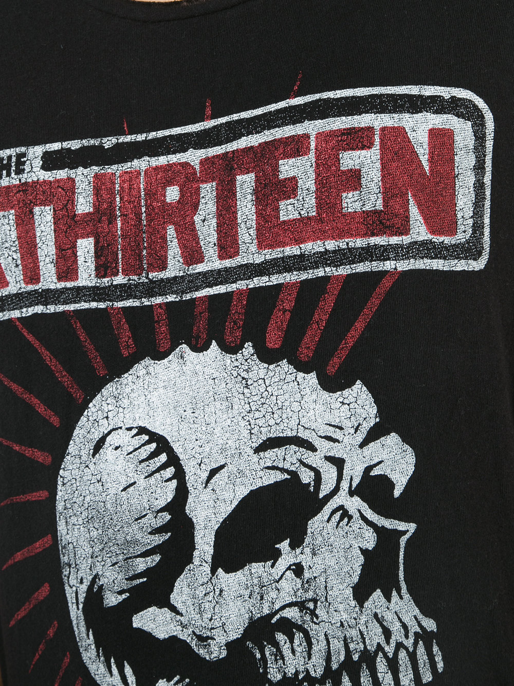 skull print sleeveless T-shirt 