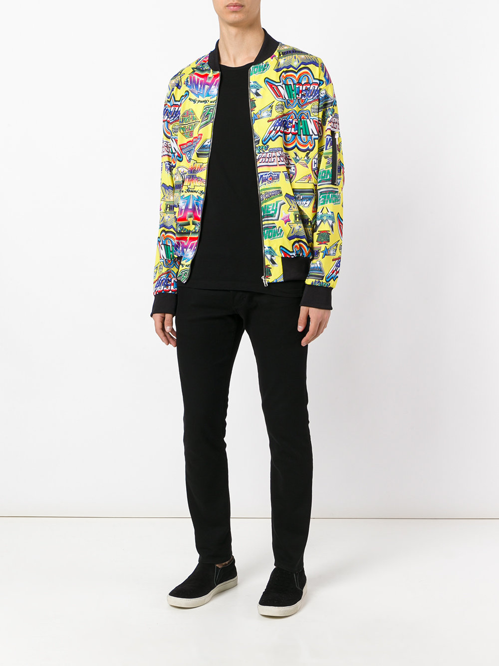 printed bomber jacket 