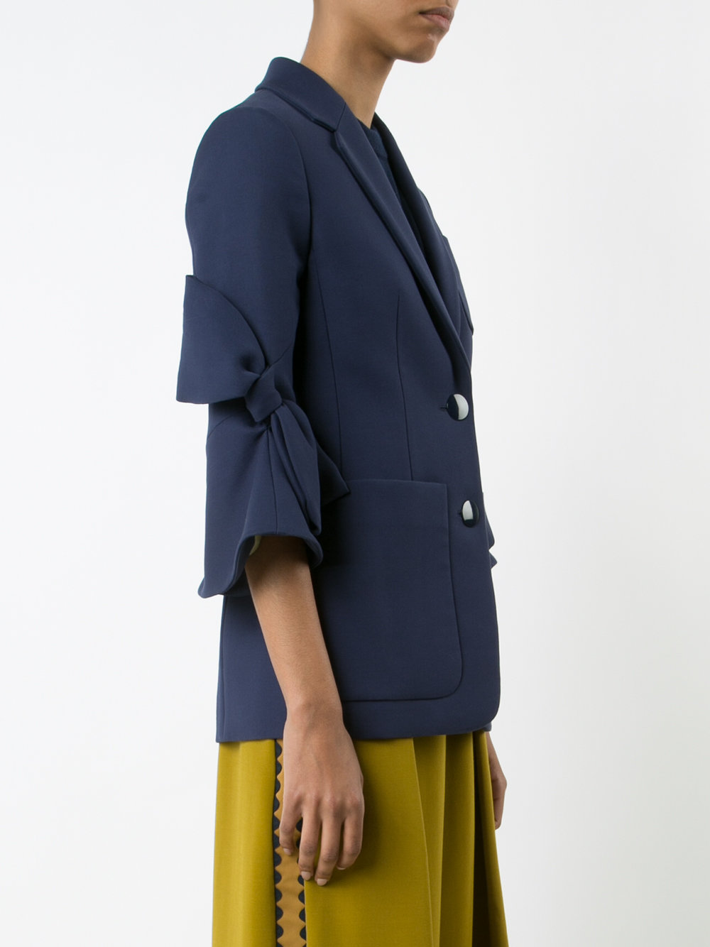 ROKSANDA S17RJ150 NAVY ??? Leather/Fur/Exotic Skins->Astrakhan