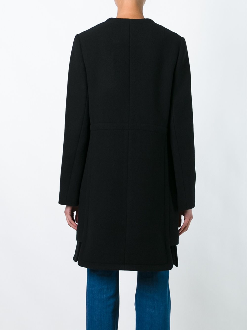 asymmetric a-line coat