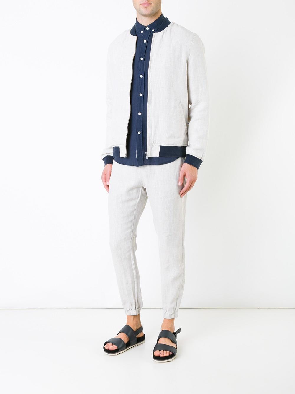 front pockets bomber jacket