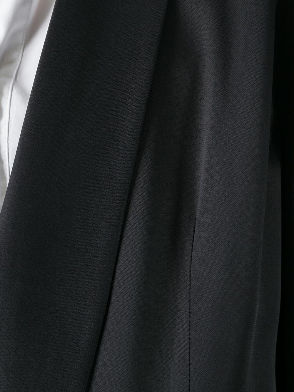 deep neck boxy blazer