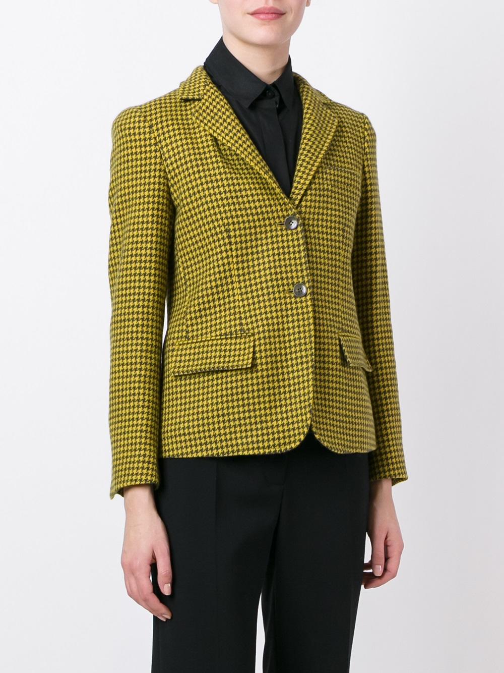 houndstooth blazer