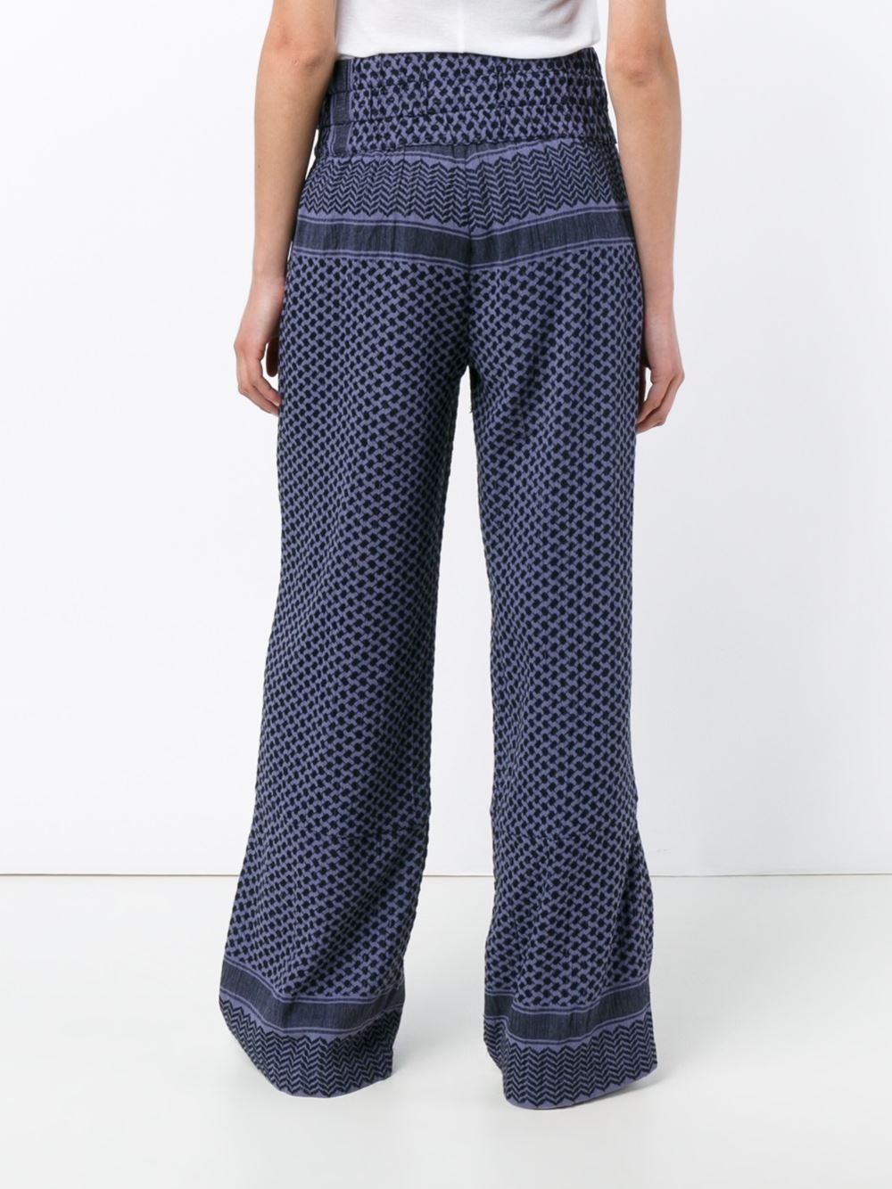 阿拉伯印花长裤