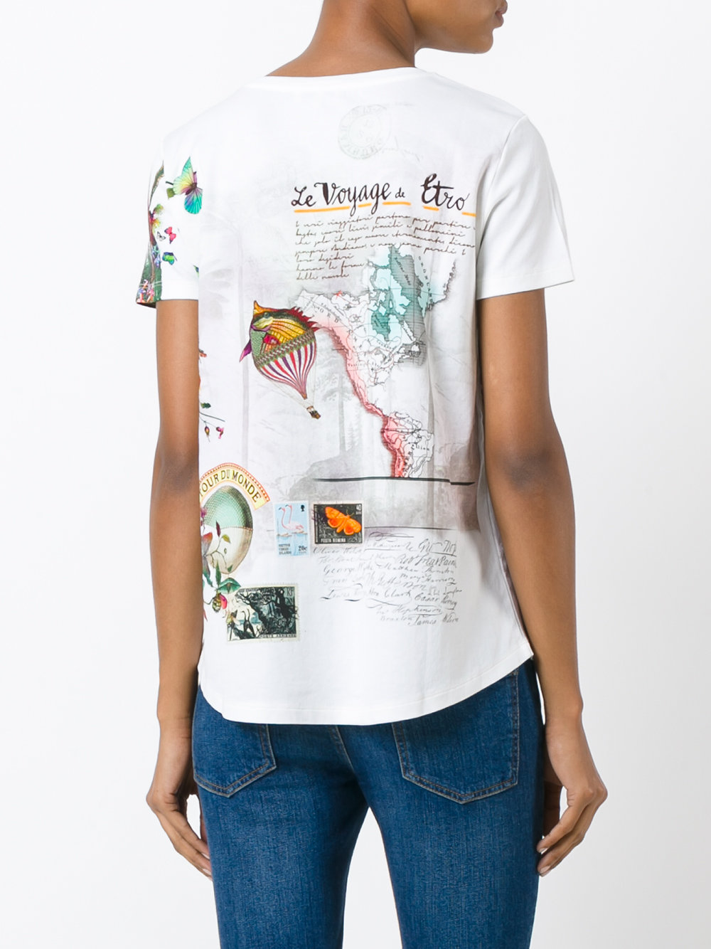 floral print T-shirt 