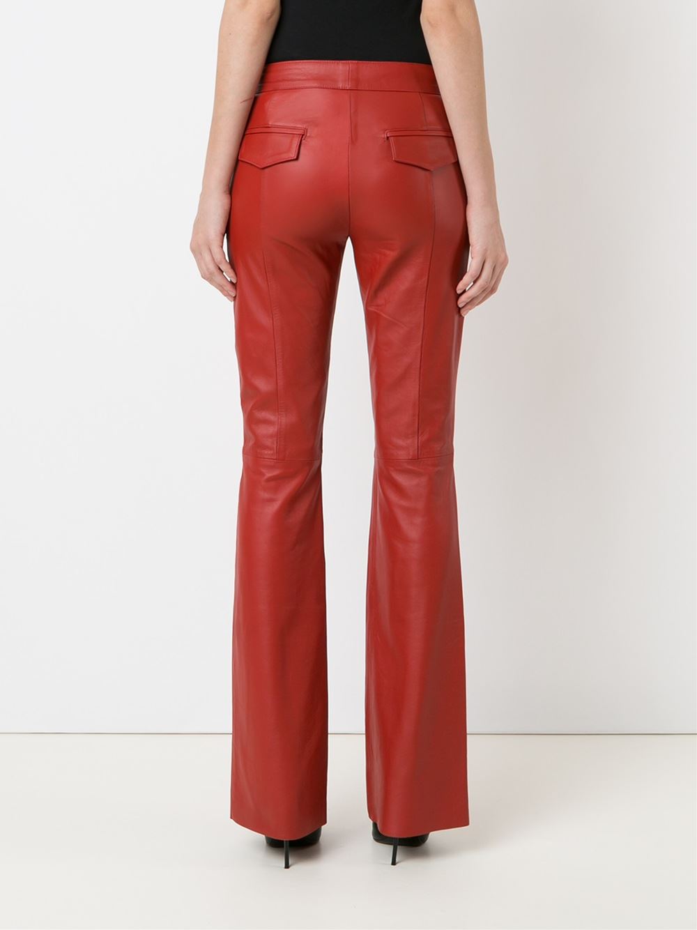 straight leg trousers