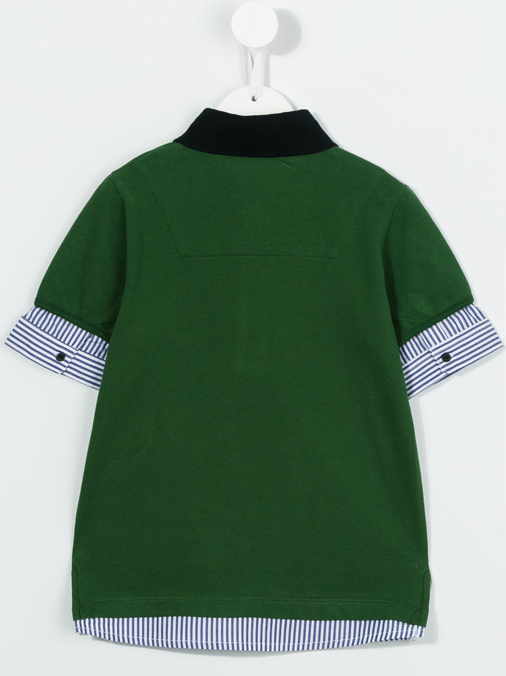 layered polo shirt