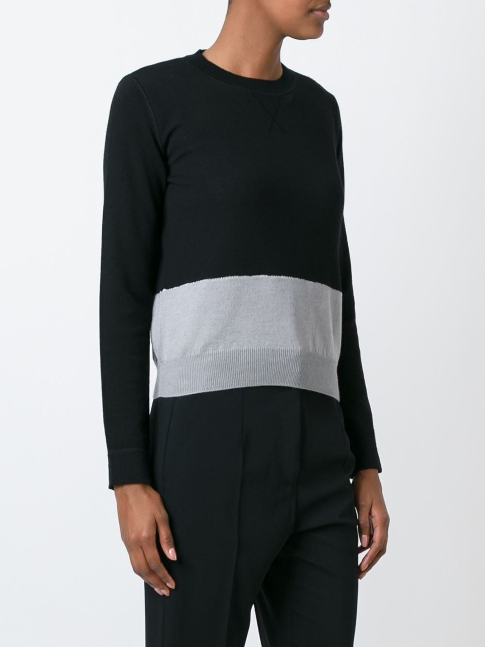 colour block jumper