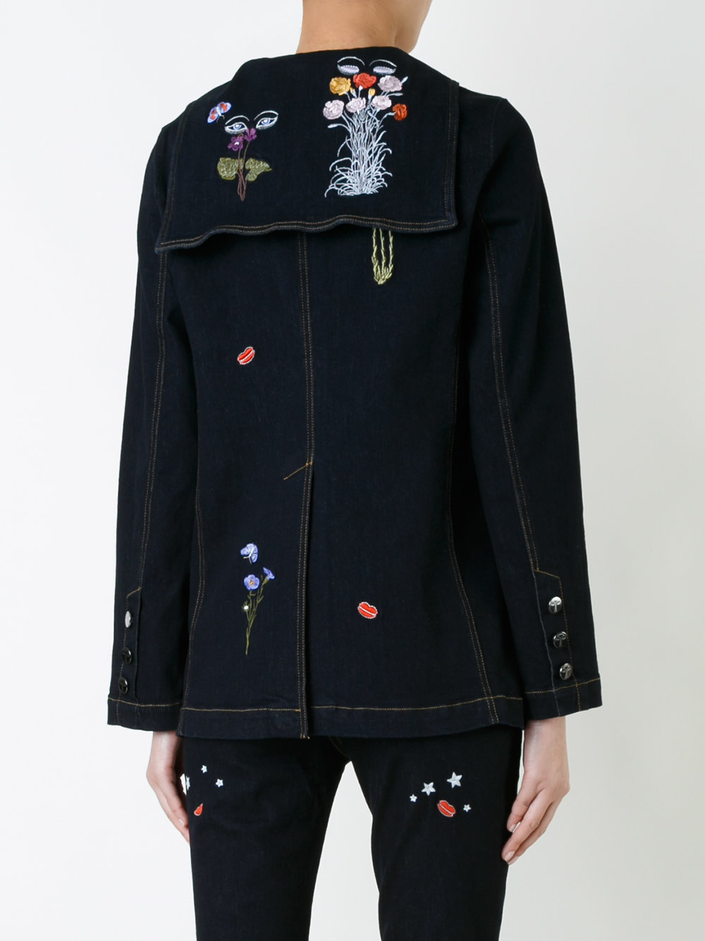 embroidered denim jacket 