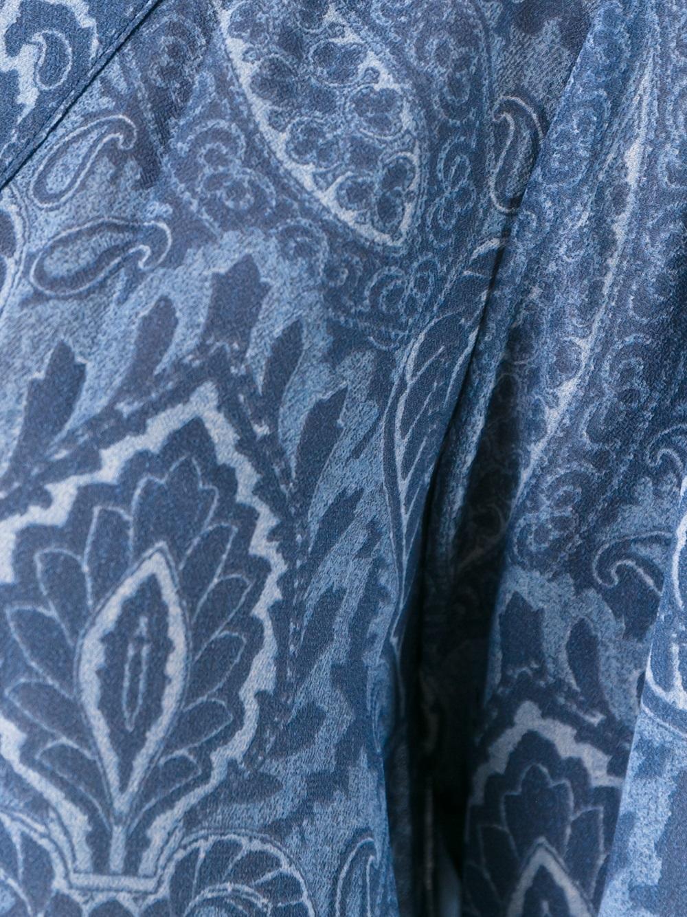 printed peasant blouse 