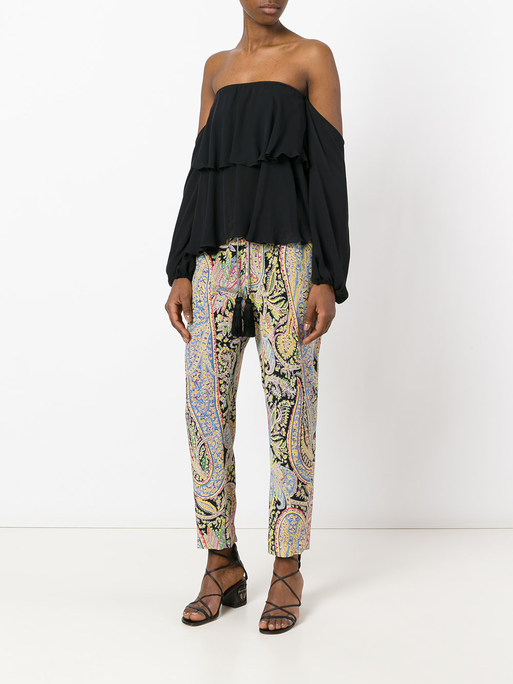 paisley print trousers 