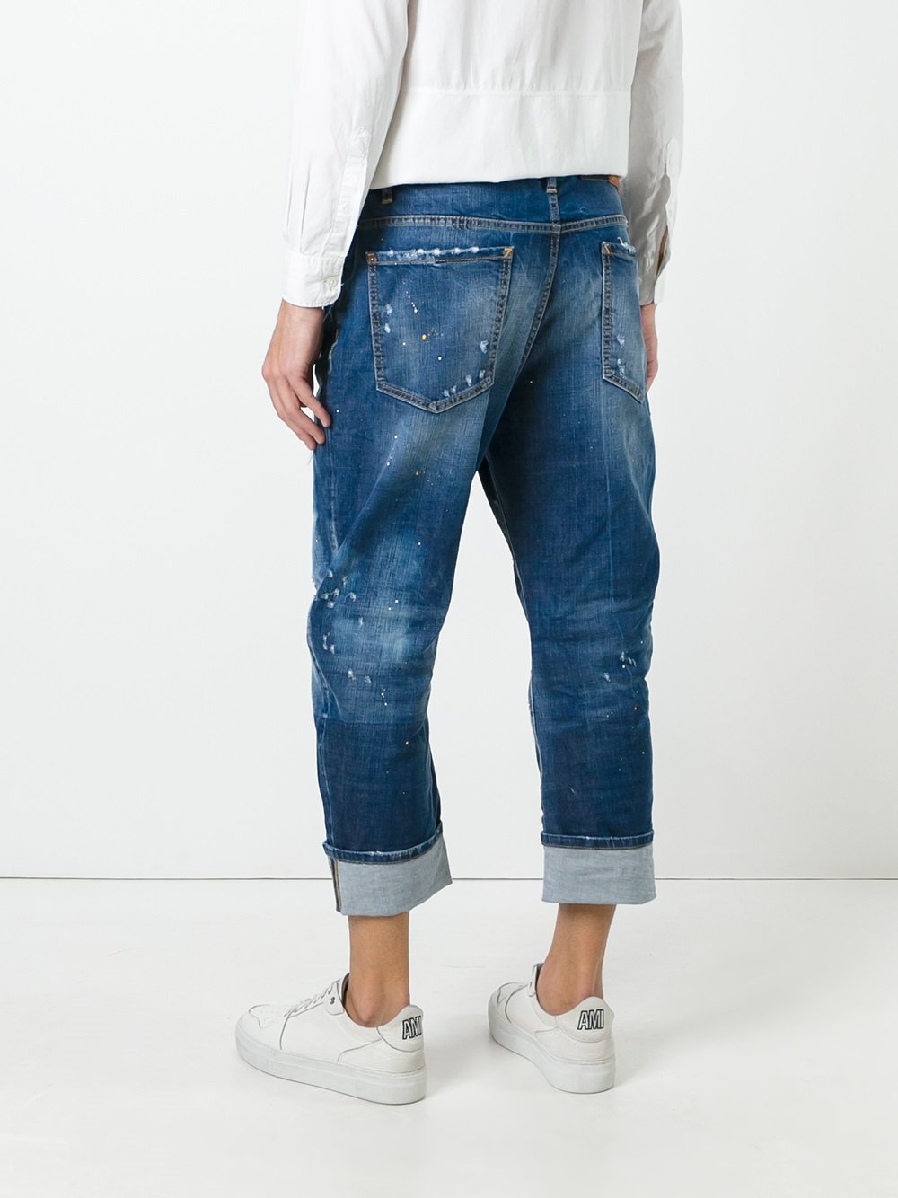 Big Brother distressed cropped jeans