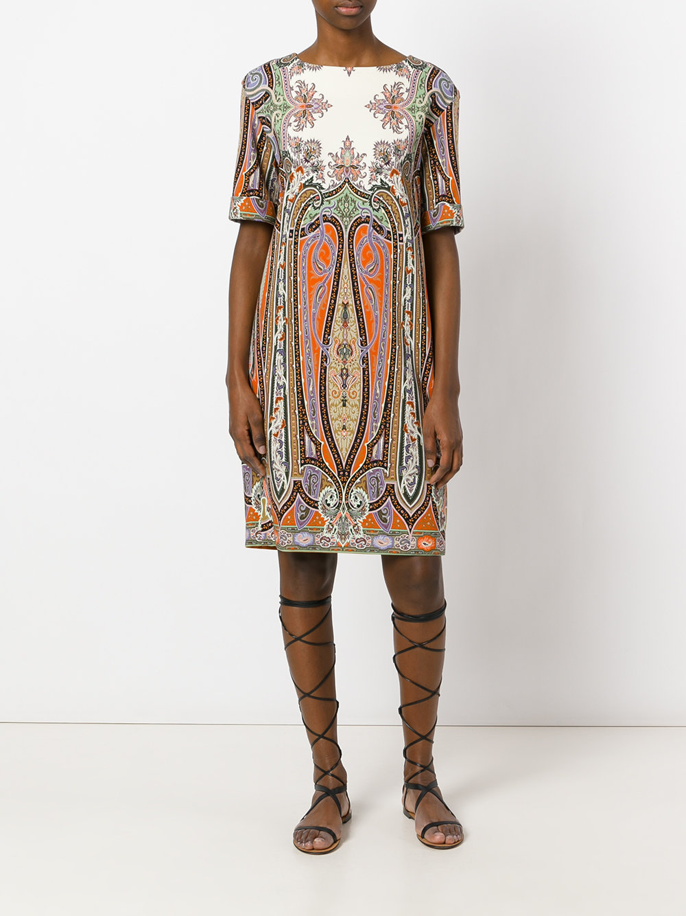 Persian print dress 