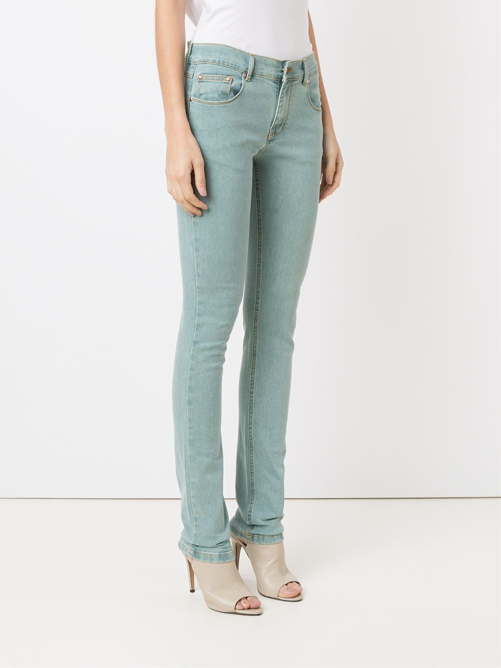five-pocket skinny jeans