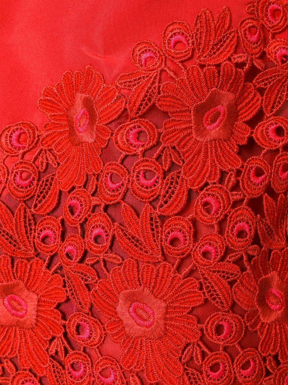 蕾丝花下摆夹克