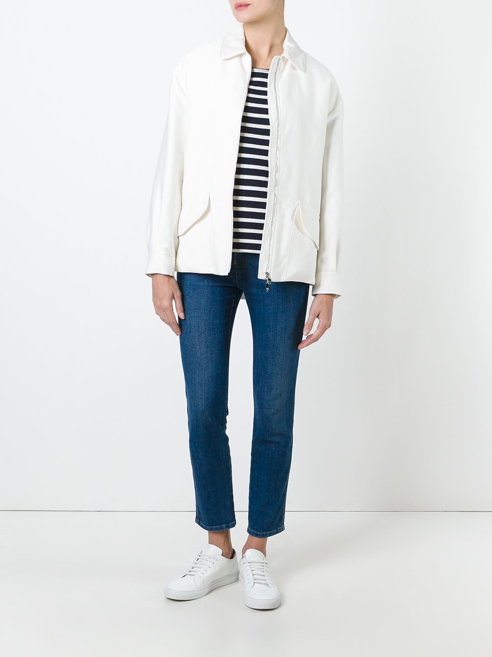 padded belted jacket