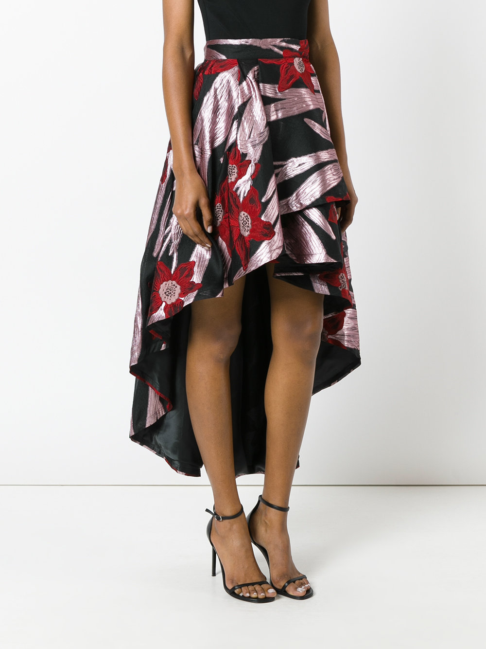 dipped hem skirt 