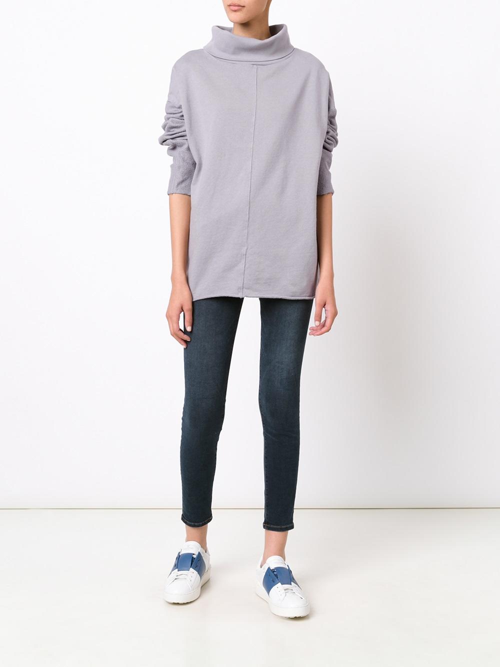 wide neck sweatshirt