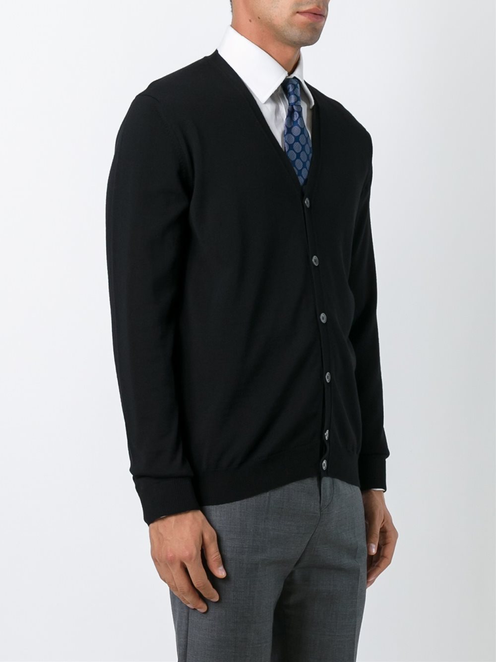 buttoned cardigan