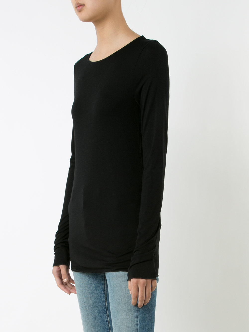 boat neck T-shirt