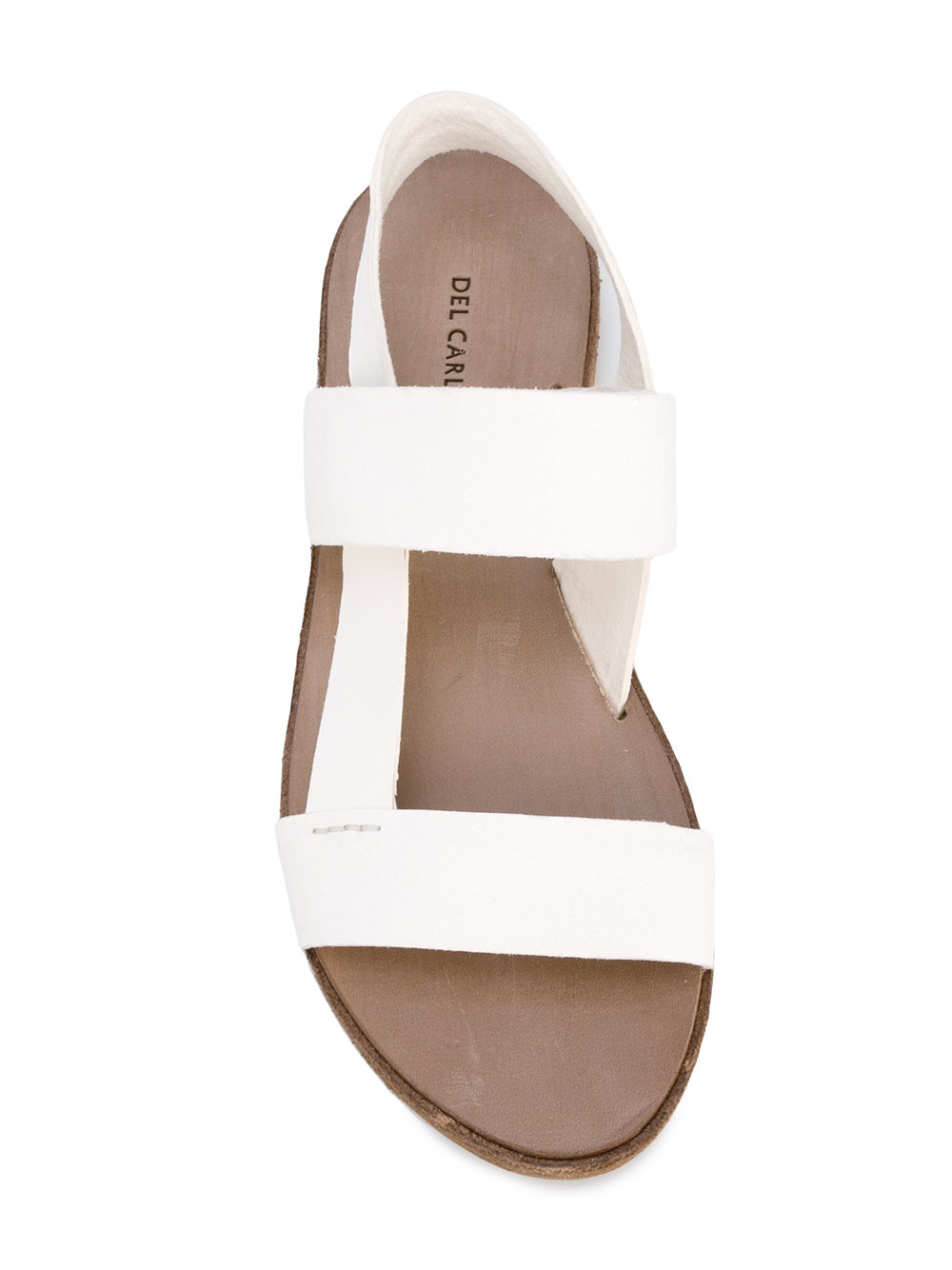 sling-back flat sandals