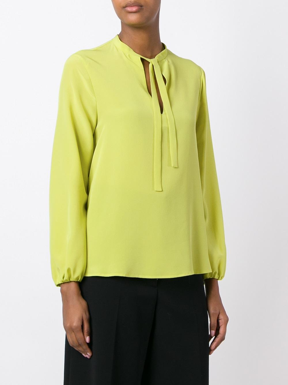 pussy bow blouse