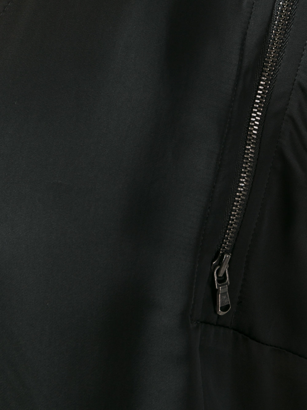 zip detail shift blouse