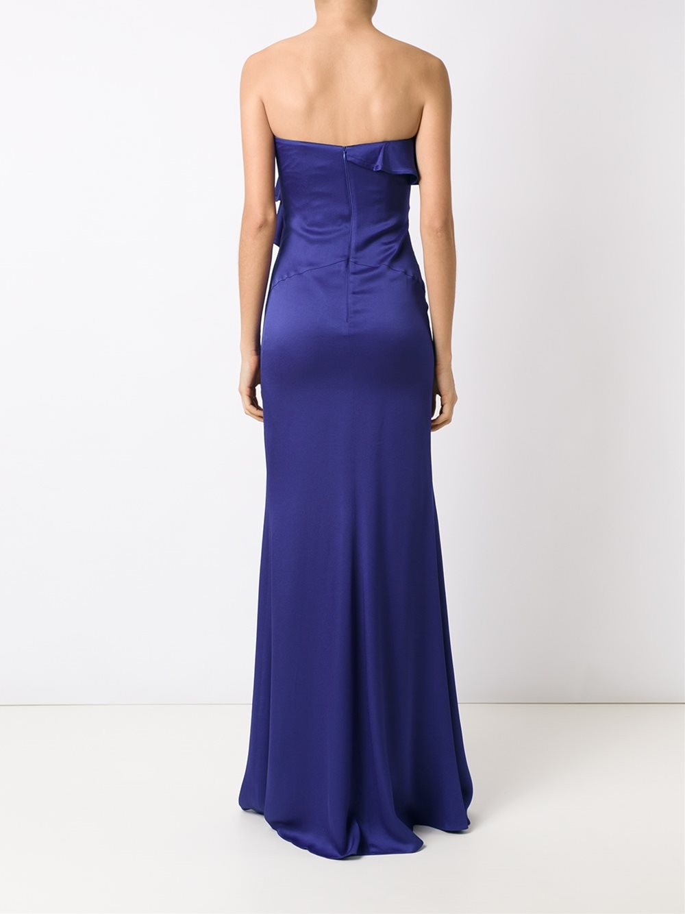 strapless gown
