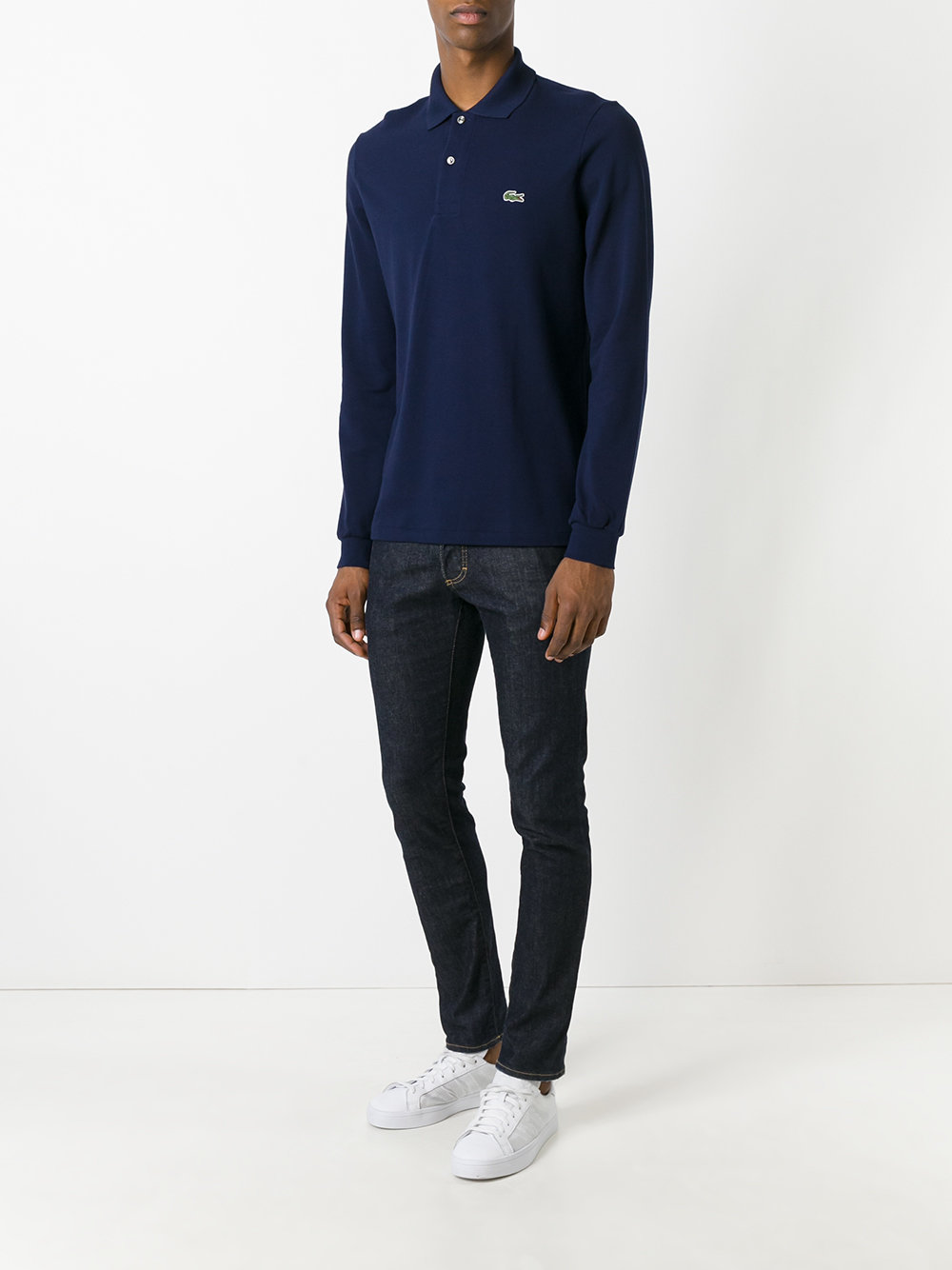 longsleeved polo shirt