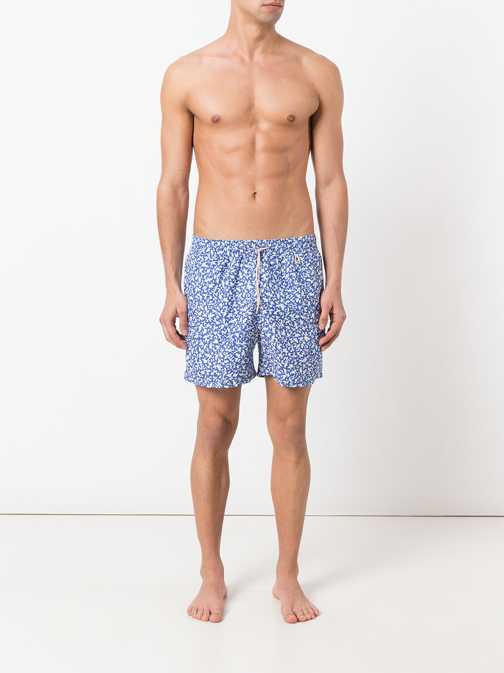 printed swimming shorts