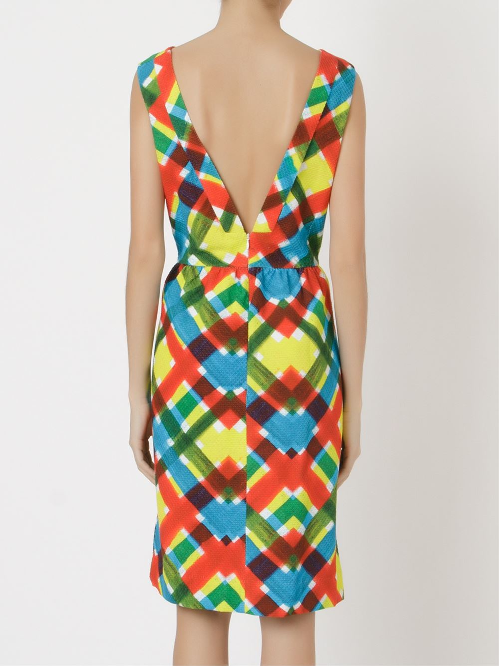 'Arco-íris' V back dress