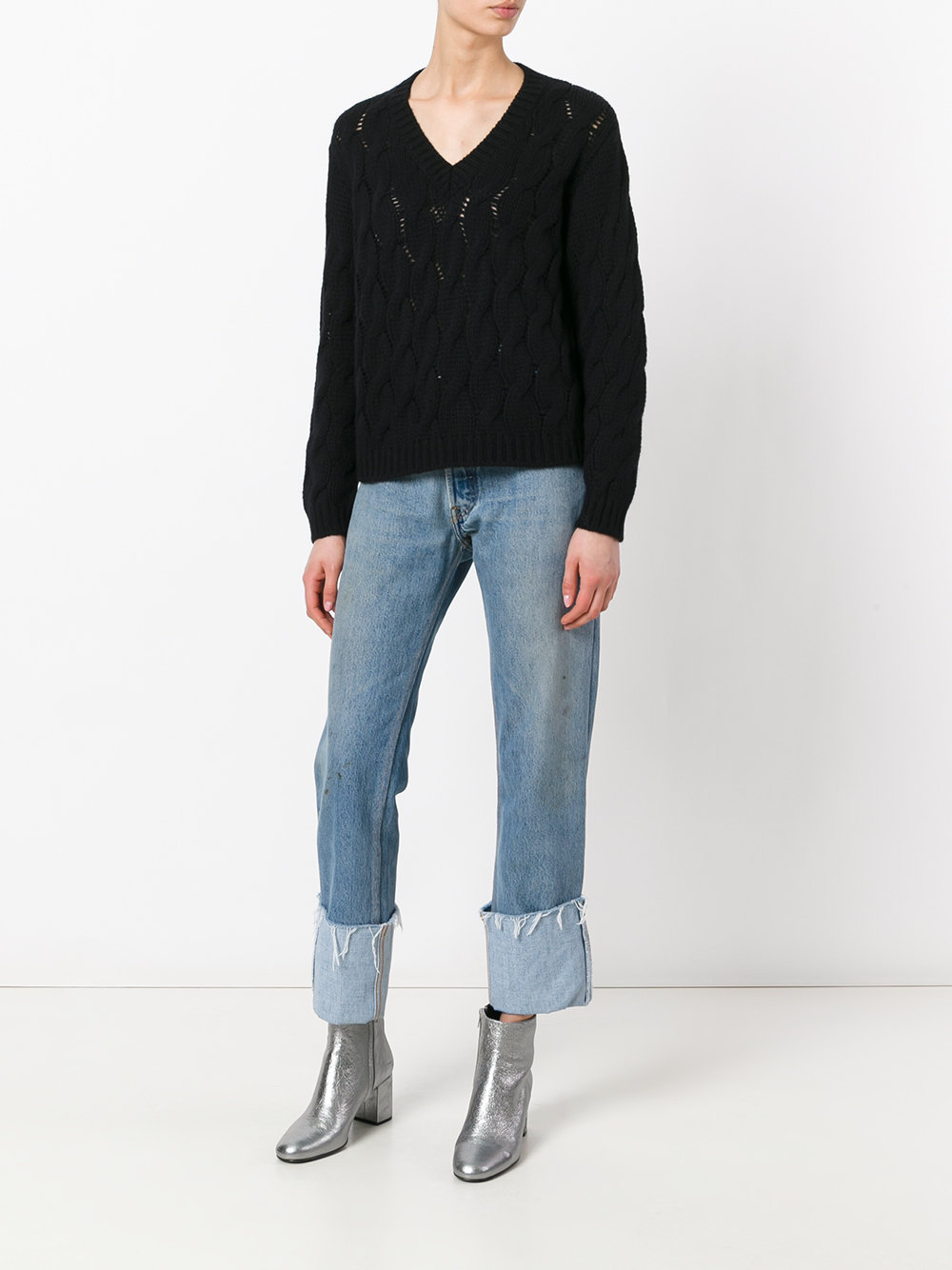 cable knit jumper