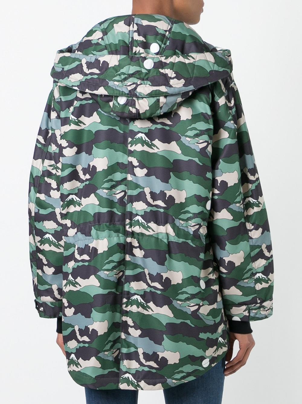 camouflage hooded jacket