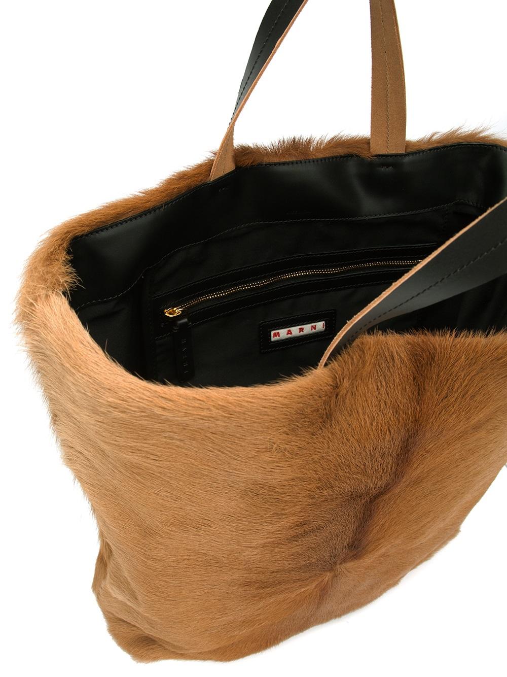 calf hair tote