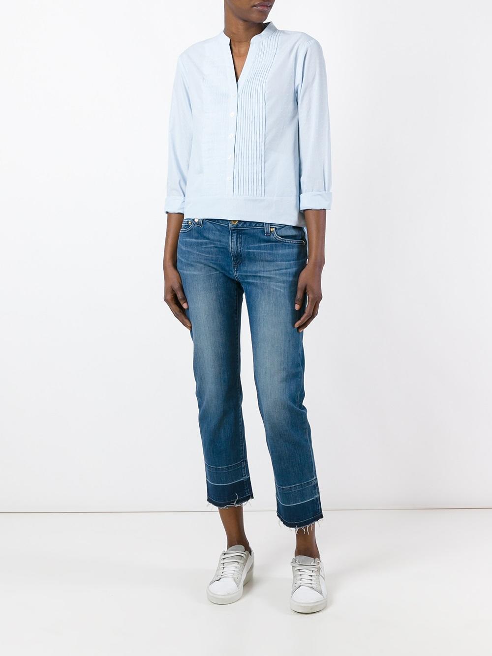 released-hem straight-leg jeans