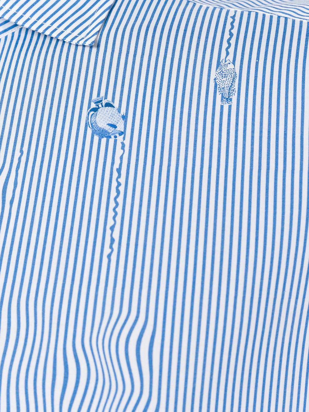 tiny fish print shirt