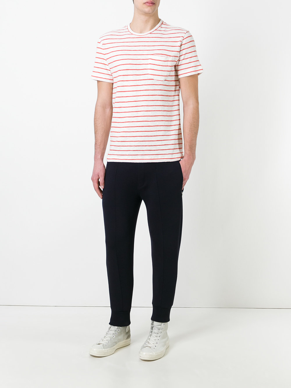 striped T-shirt