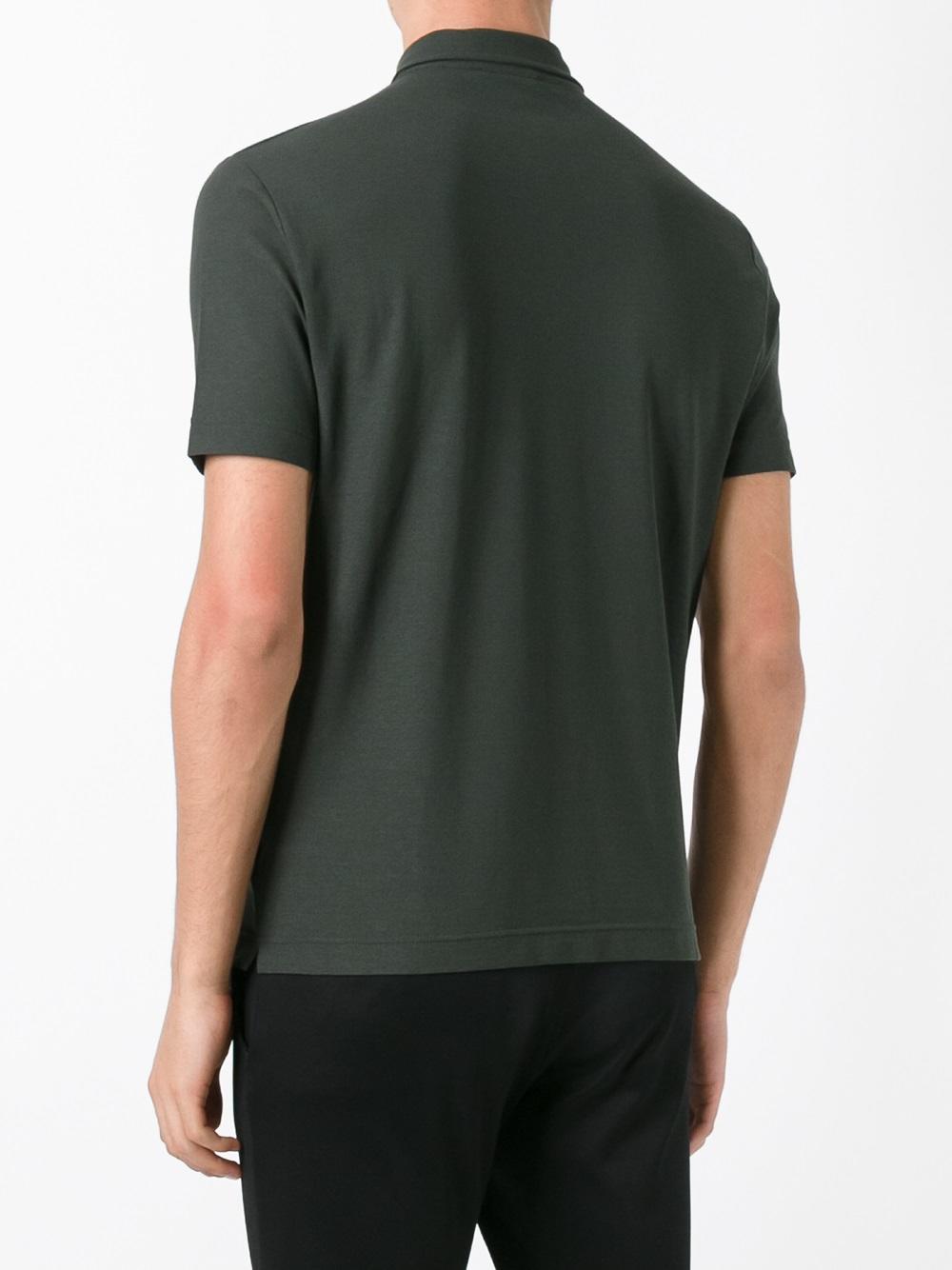 shortsleeved polo shirt