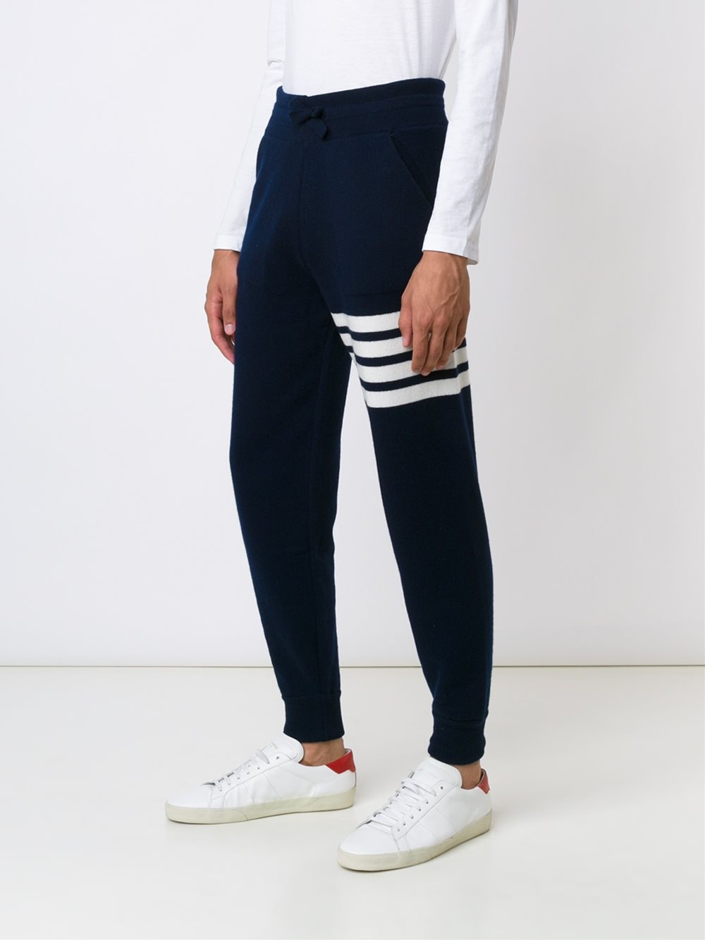 thom browne striped detail joggers海淘返利 | 米饭粒返利网