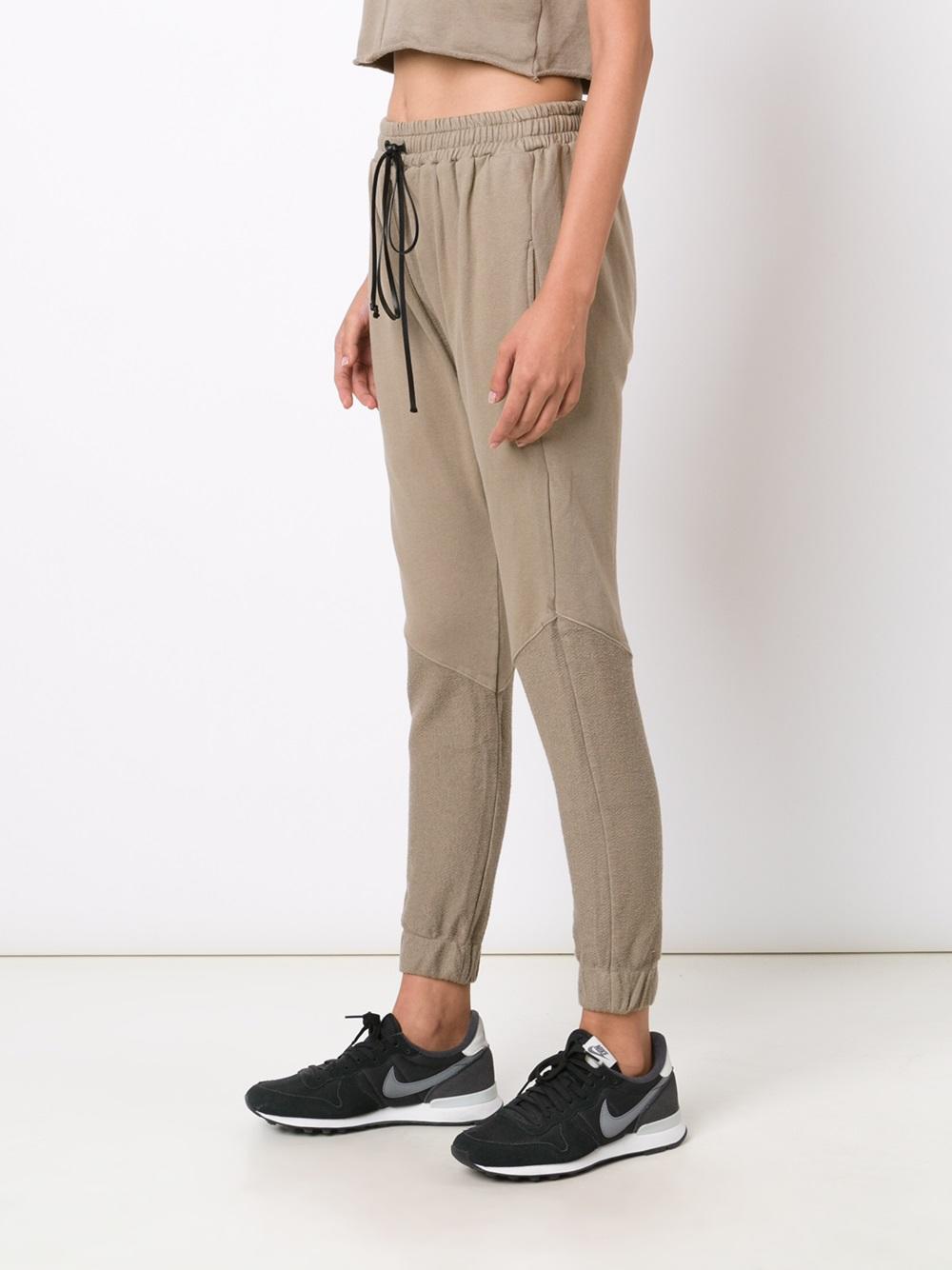 drop-crotch joggers